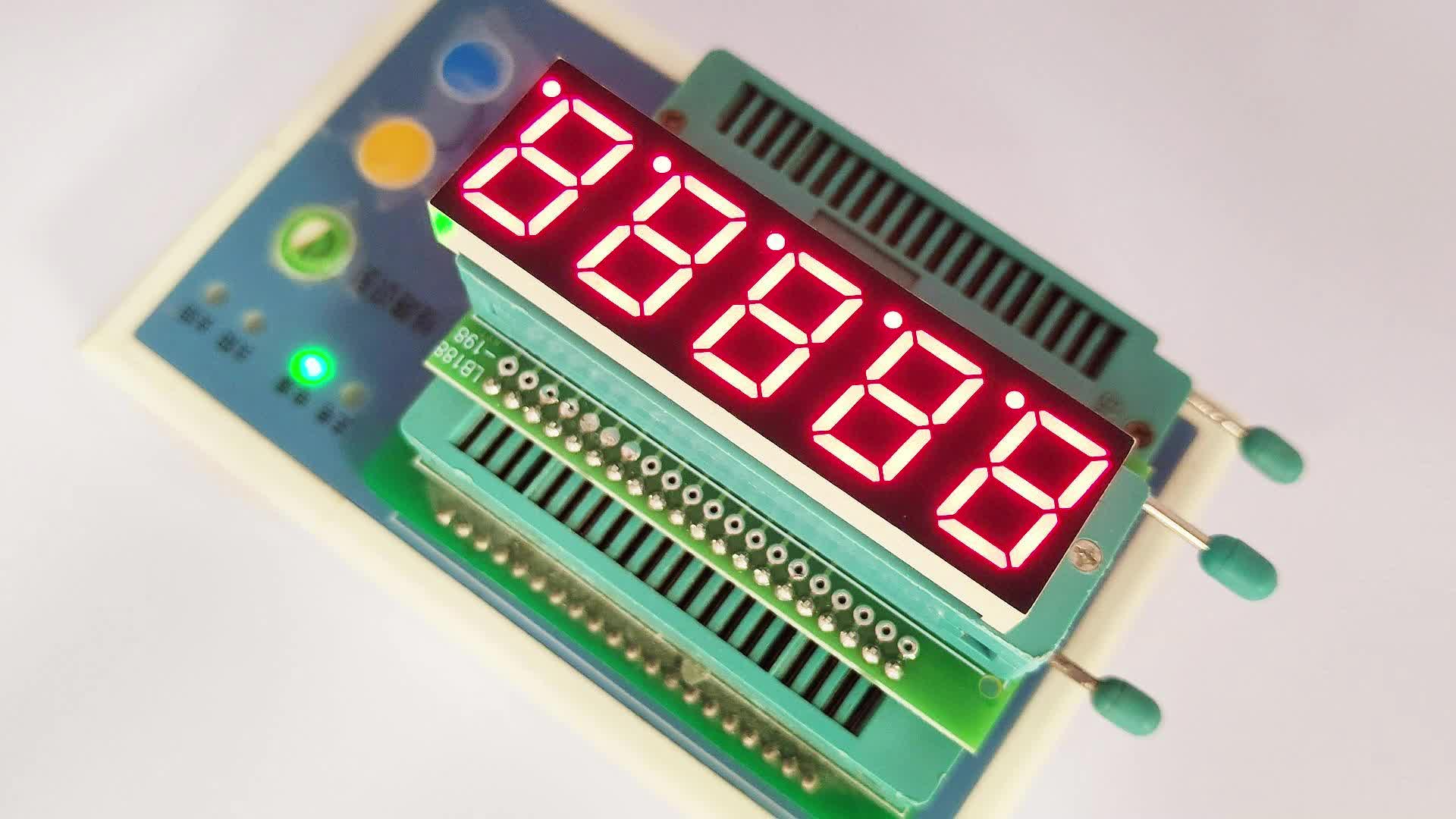 Ev aletleri için kırmızı 5 haneli 7 segmentli LED ekran