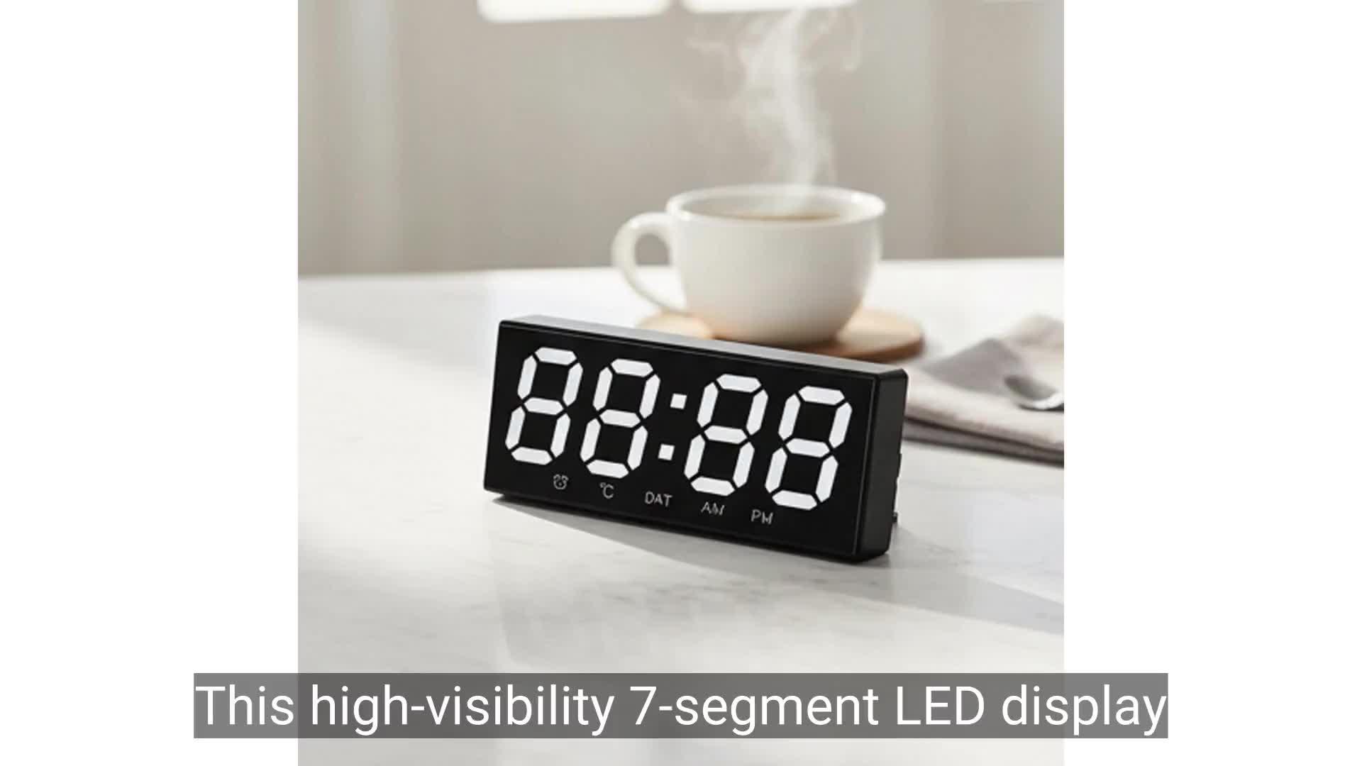 High-Visibility 7 Segment LED Display for Cooking Timers