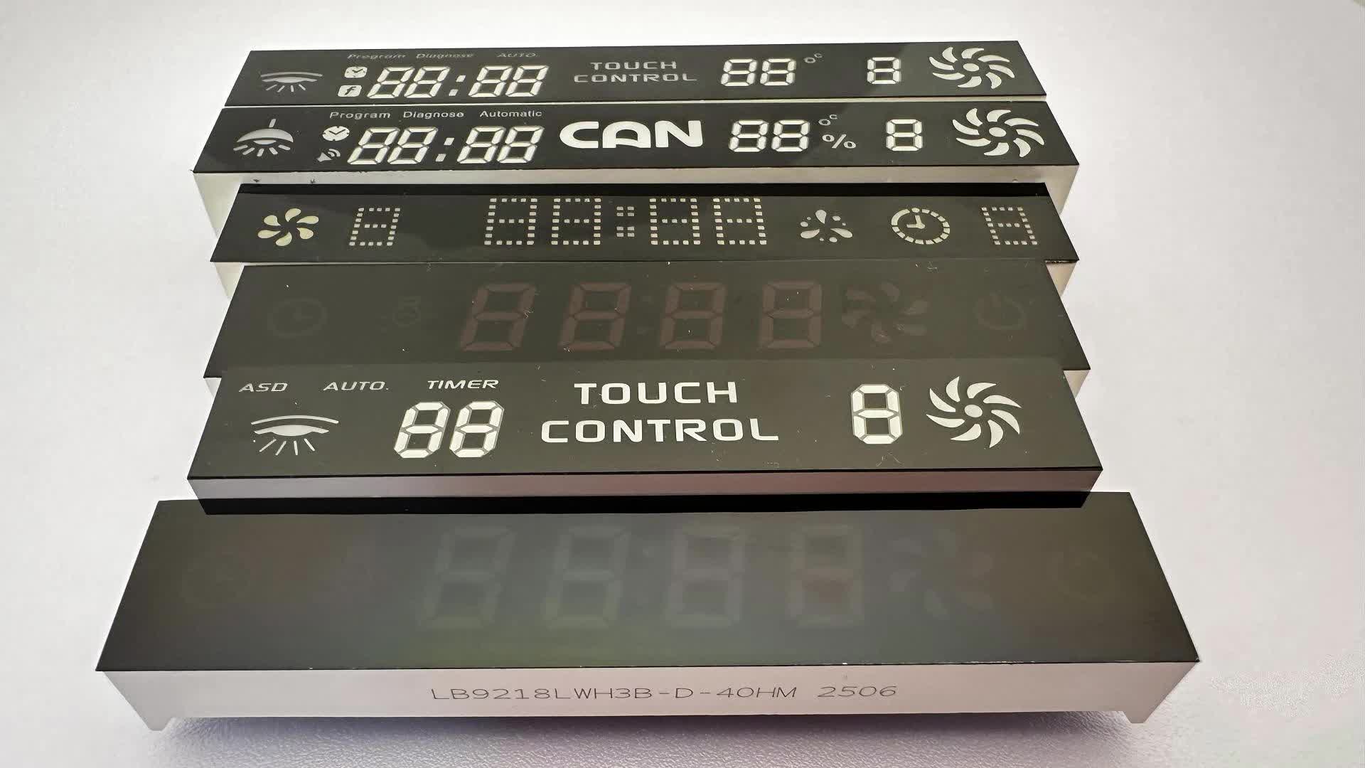 display a led invisibile per cappa aspirante