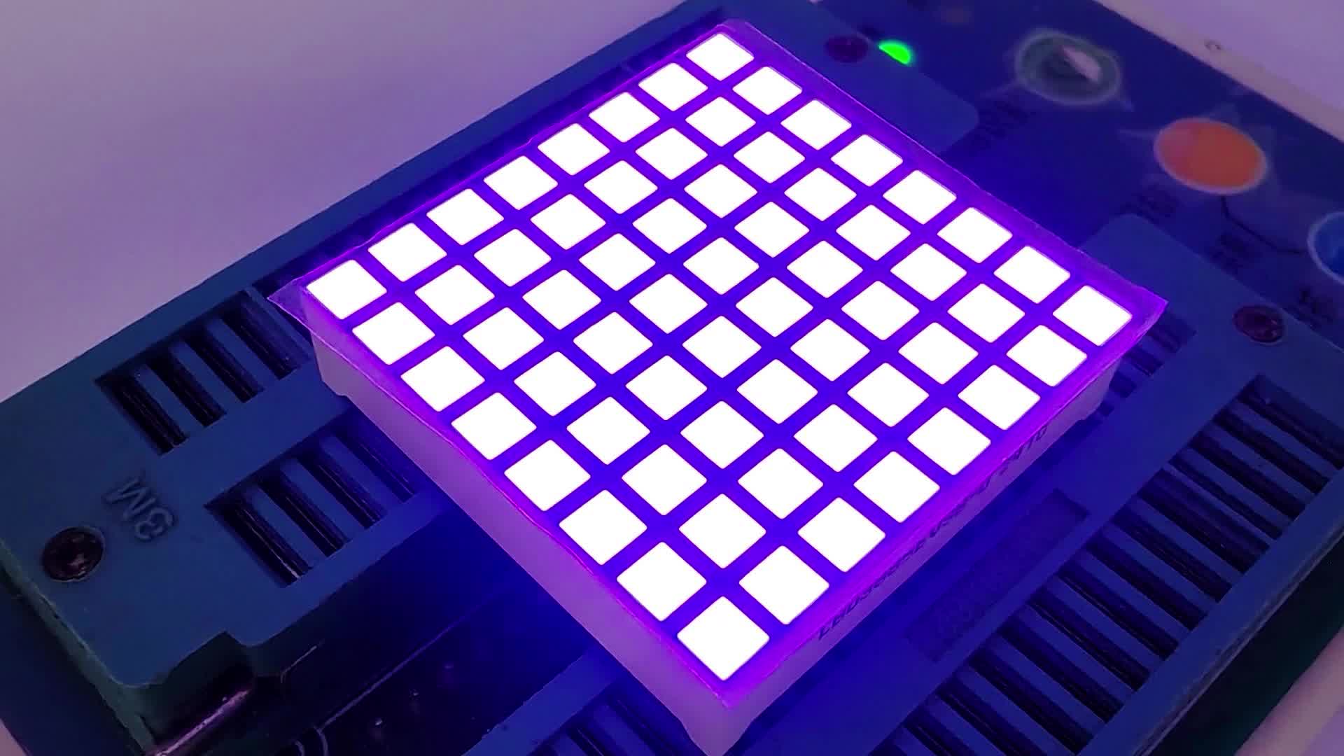 сверхяркий фиолетовый светодиодный матричный дисплей для лифтов