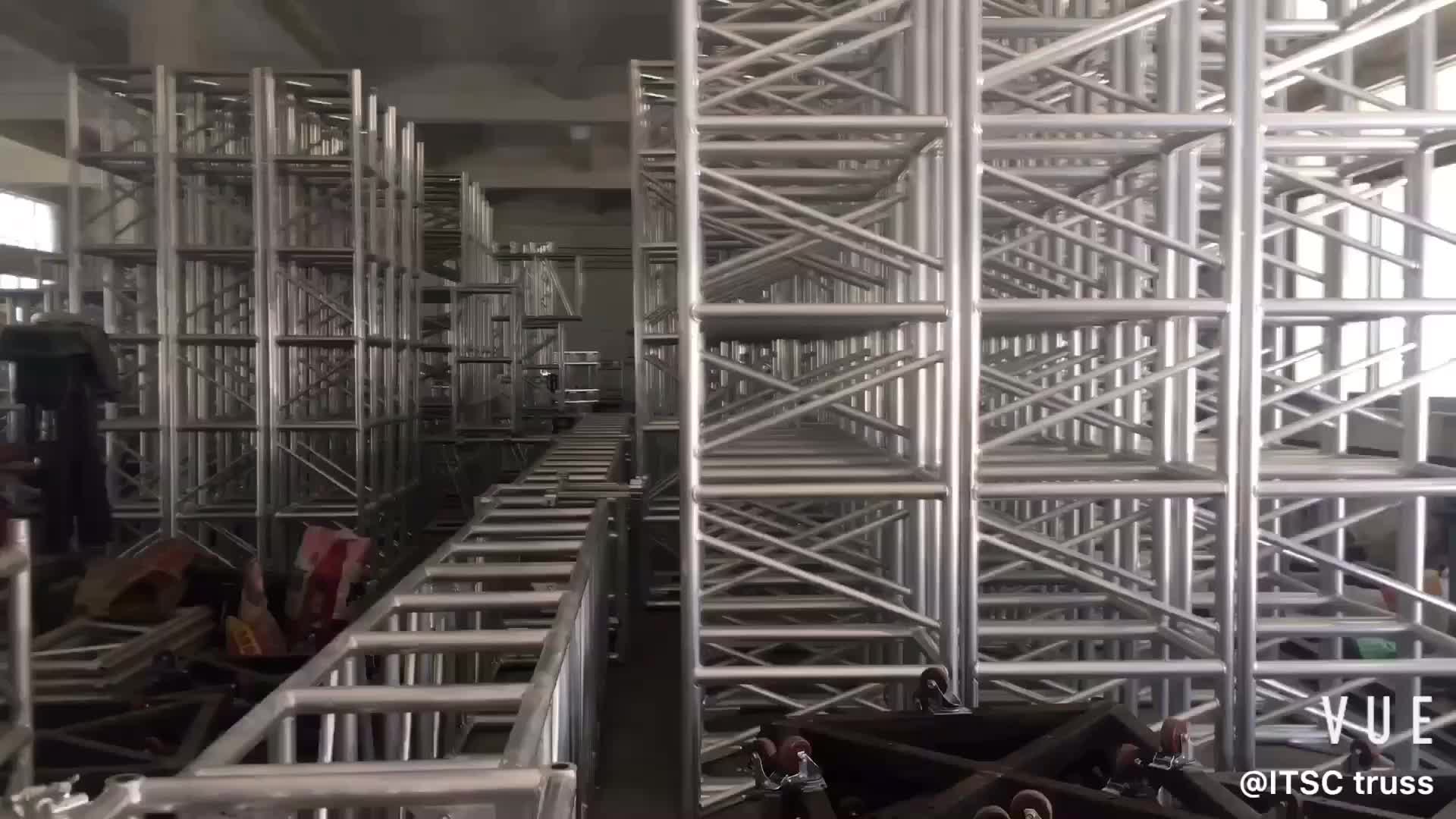 Prueba del techo plano de 18x12x10m para Barbados
