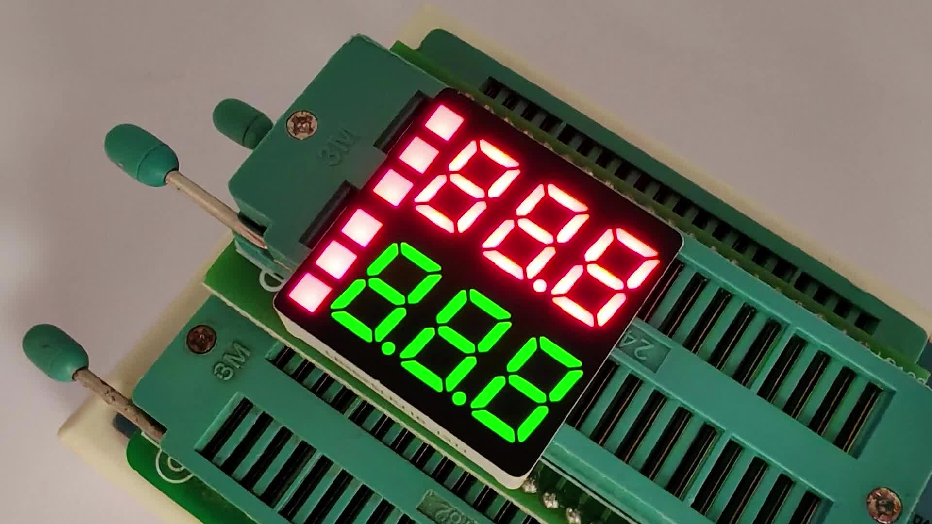 kundenspezifische rot/gelb-grüne 7-Segment-LED-Anzeigen zur Timersteuerung
